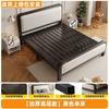 Cama macia Estrutura de aço Cama 1,2 m1,5 m Cama de ferro Dormitório Cama de ferro Cama Nórdica Simples 1,8 m Cama Espessa Estrutura da cama