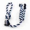 Juguete de Cuerda de Algodón Resistente a Mordidas Molar para Perro Juguete de Nudo de Cuerda para Perro Pequeño Mediano Traje Frisbee Suministros para Mascotas