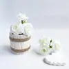 Cabeza de flor de rosa artificial de 3 pétalos, flor falsa, flor de seda, material para manualidades DIY, tocado Hanfu, decoración floral para sala de estar
