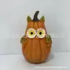 Nuevos adornos de calabaza de resina de Halloween transfronterizos, manualidades, decoraciones de escritorio para el hogar, decoraciones de ambiente festivo