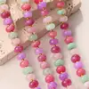 Brincos, Pulseiras, Colares Irregulares Coloridos com Contas de Novo Estilo Transfronteiriços, Conjunto de Aço Inoxidável Estilo Feriado Dopamina Leve Luxo