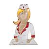 Broche Geométrico Ángel Blanco en Forma de Corazón de Estetoscopio de Dibujos Animados Tridimensional Pin Doctor Enfermera Insignia Temperamento Femenino Ninguno