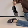 Em estoque: Versão de Lã~ Mesmo Estilo Veludo Perolado Laço Boca Rasa Pelúcia Lã Salto Escondido Sapatos Femininos