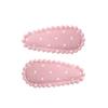 Amazon transfronterizo mini pinza BB para niños clip de tela con forma de gota de agua pinza lateral para flequillo estampado pinza para el pelo de niños pasador 3629