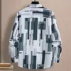 Nueva Camisa de Manga Larga para Hombre Primavera 2024, Camisa Rayada de Moda Estilo Coreano, Elegante Camisa Casual sin Planchar