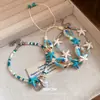 Pulsera de Concha y Estrella Estilo Vacaciones en la Playa, Pulsera Exquisita de Moda y Alta Gama, Nuevo Accesorio de Mano Estilo Retro de Lujo Ligero