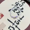 Pulsera de cuerda elástica con cuentas antique china, pulsera de cuentas de vidrio para chica dulce, puesto del mercado nocturno, joyería al por mayor