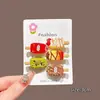 Grampo de Uma Palavra para Menina Doce Desenho Animado Fofo Presilha para Cabelos Rebeldes Pequenas Presilhas Grampo Bico de Pato Requintado de Alta Qualidade Presilha de Cabelo Presilhas de Cabelo para Crianças
