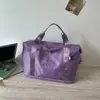 Bolsa de viagem portátil de grande capacidade para mulheres, bolsa de academia leve, mala de bagagem personalizada, bolsa de armazenamento estilosa para viagens curtas e de negócios, bolsa de natação