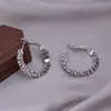 Novos Brincos Argola Grandes Dourados com Prata Quebrada Estilo Popular 2025 para Mulheres, Luxo Acessível e Brincos de Alta Qualidade, Argolas Lisas Únicas