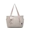 2025 Nueva Bolsa de Gran Capacidad Transfronteriza de Color Sólido para Mujer Estilo Coreano Simple Bolsa de Hombro Tote para Exteriores Viajero de Alta Gama