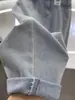 Nuevos Jeans Harem de Pierna Recta Color Azul Claro de Talla Grande para Mujer, Adelgazantes para Figura de Pera Tallas Plus, Pantalones de Papá y Abuela