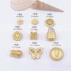 Antigo francês Sauer Gold Color Preservação DIY Acessórios Sauer Gold Acessórios Oco Ouro Velho Pingente Pulseira Contas Contas Material de Jóias
