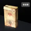 Estojo de Cigarro de Metal Camuflado à Prova de Umidade para Exterior Caixa Metálica de Armazenamento de Tabaco Justa Porta-Cigarros Portátil Caixa de Ferro Compra no Atacado