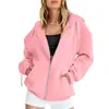 Jaqueta Cardigan Rosa Flor de Cerejeira 2024 com Zíper Site Independente Amazon Moletom Popular com Zíper em Estoque