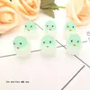 Simulação mini fofa luminosa boneca ovo casca quebrada decoração luminosa criativa resina feito à mão acessórios DIY