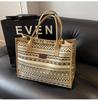 Bolsa de Lona Grande Estilo Étnico Retro, Bolso de Mamá de Lona de Gran Capacidad, Bolso Grande de un Solo Hombro para el Trabajo