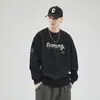 Sudadera Shanggu para Hombre con Estampado Estilo Japonés Moderna Casual Holgada Simple Ropa de Abrigo para Adolescentes