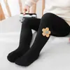 Meia-calça feminina primavera e outono fina meia-calça branca para bebê meia-calça com laço para bebê leggings infantis