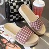 Gao Meilun Wooohu Nuevas Sandalias WH2128-21 para Mujer con Plataforma Moda Versátiles para Exterior Zapatillas de Piso Elevadas