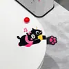 Yzt5059 Levantador de Tapa de Inodoro Payaso Sonriente Abre Asiento de Inodoro Creativo para el Hogar Mango de Pata de Gato para Inodoro Anti-Suciedad