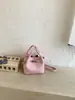 Moda Nueva Primavera 2026 Bolso de Mano Estilo Coreano para Viajar Versátil Patrón de Grano Bolso Cruzado de Hombro para Mujer