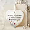 Bestseller transfronterizo Decoración de Amistad en Forma de Corazón Adorno de amistad acrílico 2D