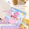 Libro de Pegatinas para Vestir Vestido Cuadrado Familiar Mengkaka Juguete Educativo para Niños Decoración de Escena en Miniatura Hecha a Mano Pegatinas para Vestir