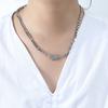 Moda japonesa y coreana nuevo collar de mariposa de diamante nicho moda femenina hip hop ins celebridad de internet cadena clavicular joyería para estudiantes