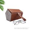 Estuche Multicompartimento para Gafas para Coche, Caja de Almacenamiento para Gafas de Sol, Estuche Plegable Portátil de Gran Capacidad para Joyas, Gafas de Lectura y Gafas de Prescripción