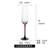 Sijin Vidro de Cristal Estilo Europeu Taça para Vinho Tinto Vermelho Preto Vermelho Champagne Taça de Vinho Criativa com Gravata Borboleta Preta Venda por Atacado