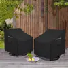 Funda para silla de patio giratoria exterior de fábrica transfronteriza, tela Oxford 600D impermeable, a prueba de sol, a prueba de polvo, funda protectora para silla individual