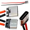 Asiento hembra USB 3.1 TIPO-C con placa fija, interfaz de datos de carga, conector macho y hembra C, doble cara, hacia adelante y hacia atrás, DIY