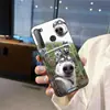 Ideal para capas de celular HTC, cartões criativos para selfies, porta-cartões com design de cachorro, porta-moedas, borda completa, textura resistente à poeira e estampa de gato moderno.