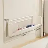 Zapatero Sencillo Estrecho de Pared para Entrada, Estante de Almacenamiento Pequeño de Múltiples Niveles para Pantuflas Detrás de la Puerta del Baño, Zapatero