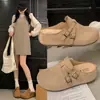 Zapatos Birkenstock que Aumentan la Altura Interior, Medias Pantuflas Cerradas de Suela Gruesa para Mujer, Nuevas Sandalias Birkenstock Slip-On de Primavera 2026