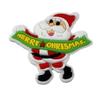 Sapato de Natal Flor de Natal Boneco de Neve Sapato de Papai Noel Fivela de Sapato Caverna Acessórios para Sapatos PVC Borracha Macia DIY Transfronteiriça