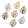 Accesorios de Joyería de Aleación DIY Colgantes de Trébol de Cuatro Hojas de la Suerte Multicolor Collares Pulseras Pendientes Pequeños Venta Caliente Transfronteriza