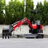 Exportación Transfronteriza de Retroexcavadoras Pequeñas para Ingeniería Municipal, Máquinas Zanjadoras Agrícolas, Máquinas para Girar y Aflojar la Tierra, y Miniexcavadoras