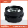 Chuang'An Optoelectronics Lente M7 de 4,2 mm Sem Distorção Adequada para Lentes de Scanner, VR, AR, Casa Inteligente e Celular
