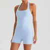 Conjunto de Sutiã Esportivo de Manga Curta com Gola Halter e Bolso para Corrida e Yoga Calça Longa e Curta para Mulheres