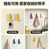 Ganchos con forma de chile, adhesivo fuerte, instalación sin taladro, ganchos de pared creativos para la entrada para colgar ropa, llaves y otros artículos