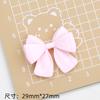 Moño Multicolor Dibujo Animado Accesorios Pegamento Crema Hebilla de Zapato Creativa Material Resina Accesorios DIY Joyería Pasador para el Cabello