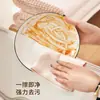 Esponja de Banho Pano de Prato Cozinha Especial Doméstico Espessado Absorvente de Água Sem Fiapos Toalha para Lavar Louça Pano para Remover Manchas de Óleo Fácil de Limpar
