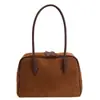 Bolso de Hombro Casual de Diseño de Nicho para Mujer 2025 Invierno Nuevo Textura de Alta Gama Lujo Accesible Bolso Simple para Hombro o Axila