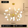 Iluminação de Galhos LED Pós-Moderna Estilosa Criativa para Restaurante Sala de Estar Bar Quarto Lustre Vagalume Arte Escandinava