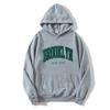Sudadera con capucha transfronteriza para mujer, estilo holgado y relajado, retro americano 2025 nueva popular otoño e invierno jersey top para mujer