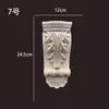 Columna Romana Estilo Europeo Madera Maciza Tallada Decoración Sencilla Estilo Europeo Cabeza de Columna Estilo Chino Viga de Soporte Soporte de Viga Almohadilla Gabinete de Chimenea Metabo