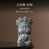 Arenisca Verde Buda Silencioso Adornos Mascota de Té Decoraciones de Escritorio Accesorios de Decoración Interior Zen Chino Accesorios de Juego de Té Hechos a Mano