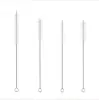 Escova de fenda de palha com cabo longo, escova de limpeza estendida de aço inoxidável, escova pequena para uso na cozinha, escova de copo multifuncional sem cantos mortos